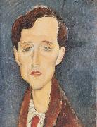 Amedeo Modigliani Frans Hellens (mk38) USA oil painting artist